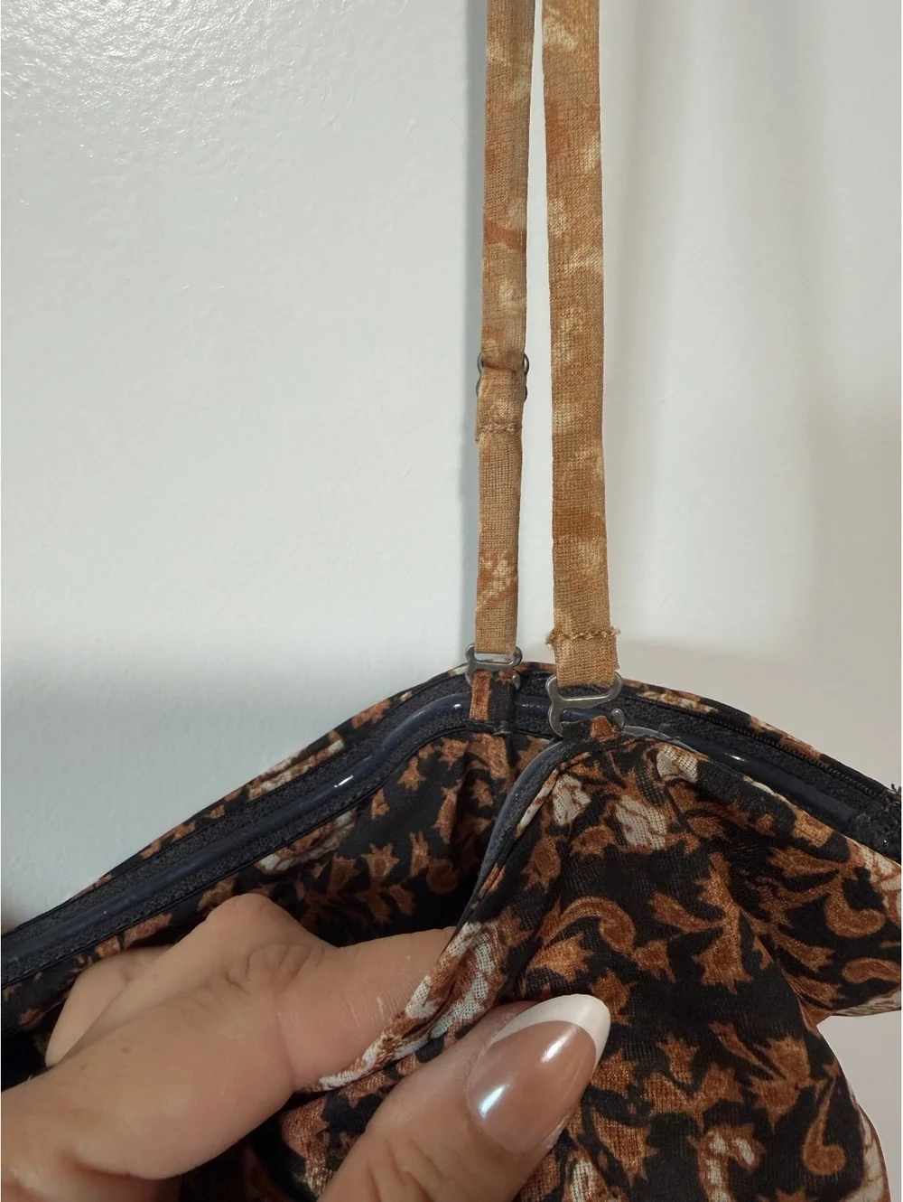 Free People Malia NWT Babydoll Boho Fall Removable Straps Tank Top Sz S